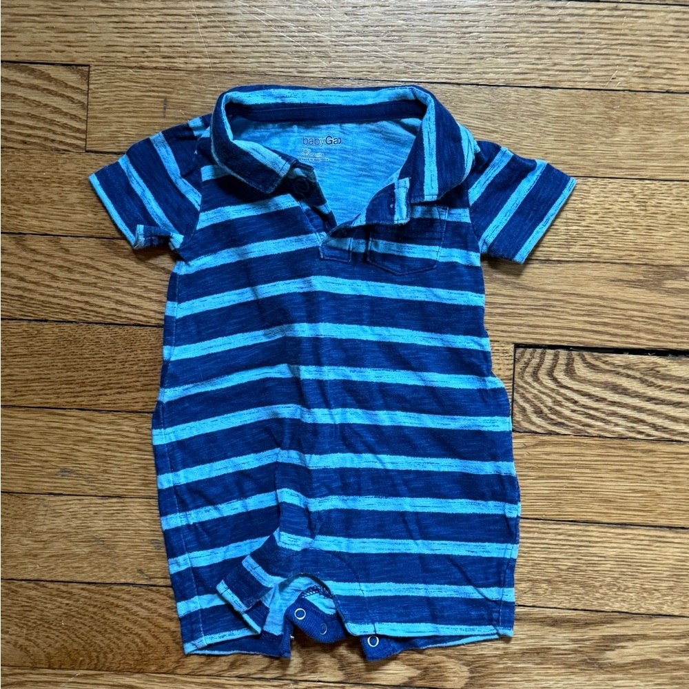 Gap Striped Romper - Size 0-3 Months